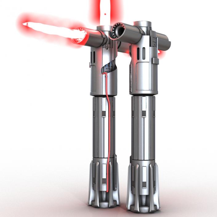 3D Kylo Ren Lightsaber 3D Models Set model