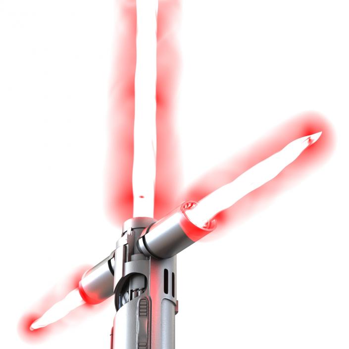 3D Kylo Ren Lightsaber 3D Models Set model