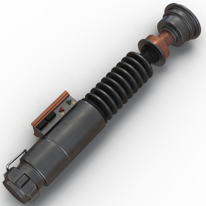 3D model Luke Skywalker Lightsaber Used