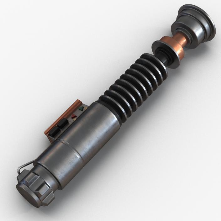 3D model Luke Skywalker Lightsaber Used