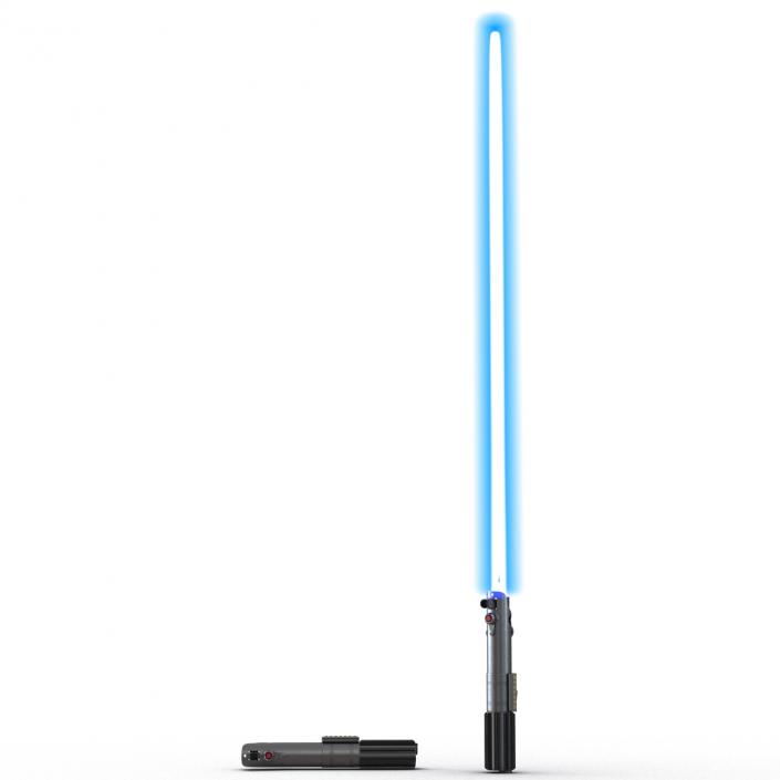 Luke Skywalker Lightsaber 3D Models Set 3D model