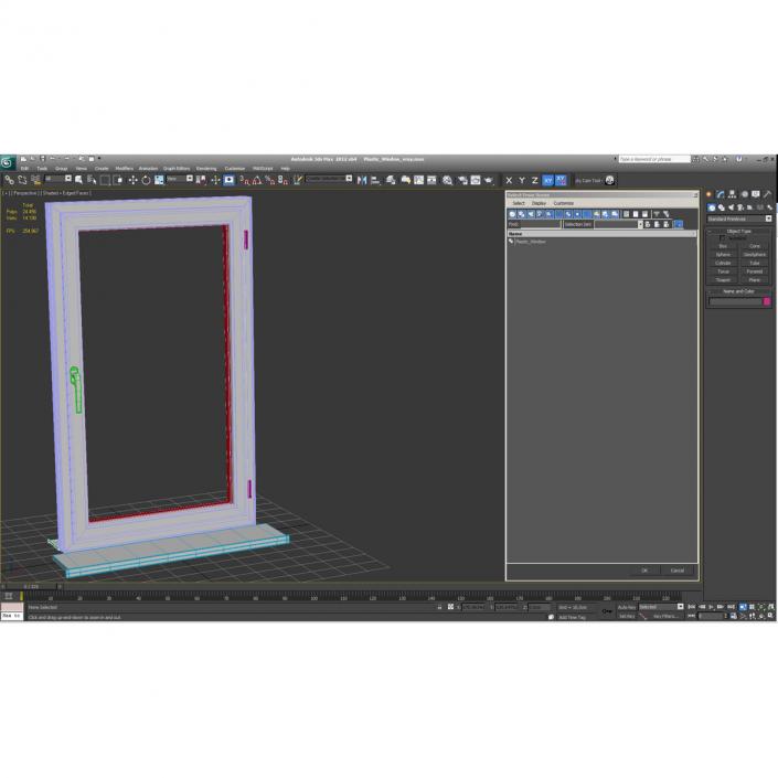 Plastic Window 3D model