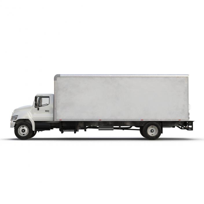 3D model Box Truck Simple Interior