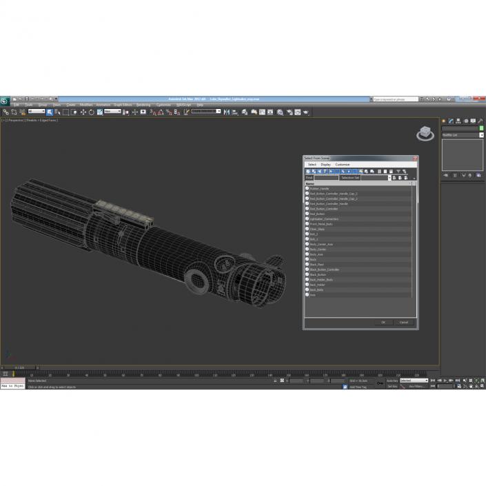 3D model Luke Skywalker Lightsaber