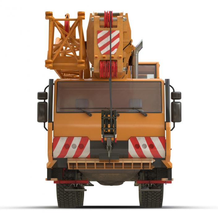 Compact Mobile Crane Rigged 2 3D model