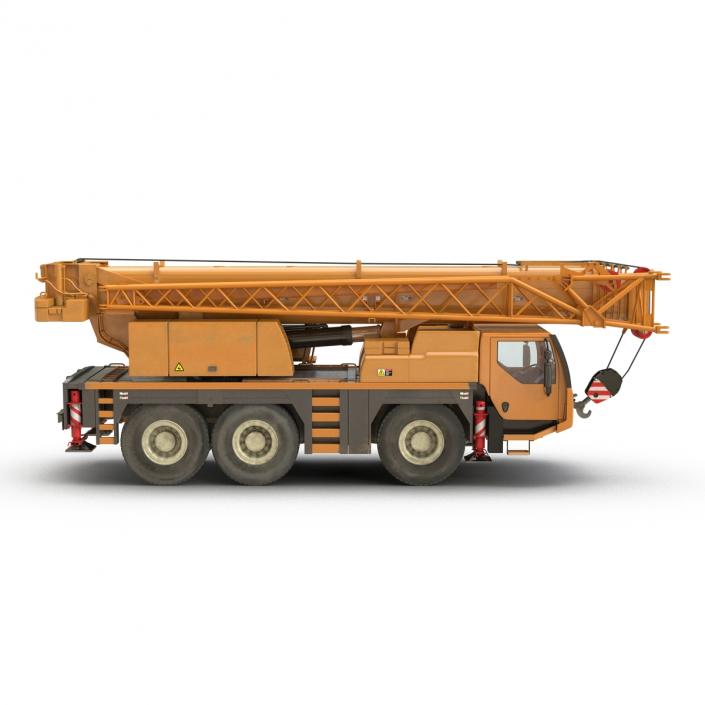 Compact Mobile Crane Rigged 2 3D model