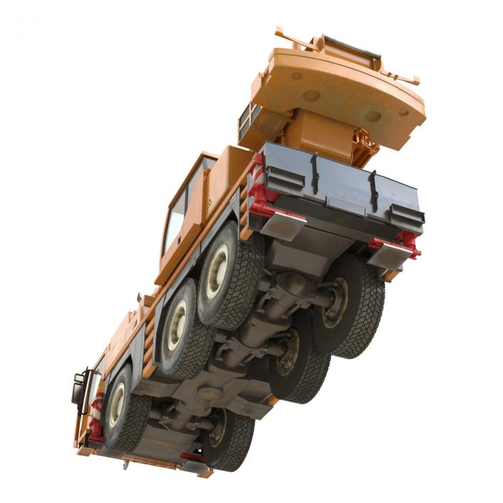 Compact Mobile Crane Rigged 2 3D model