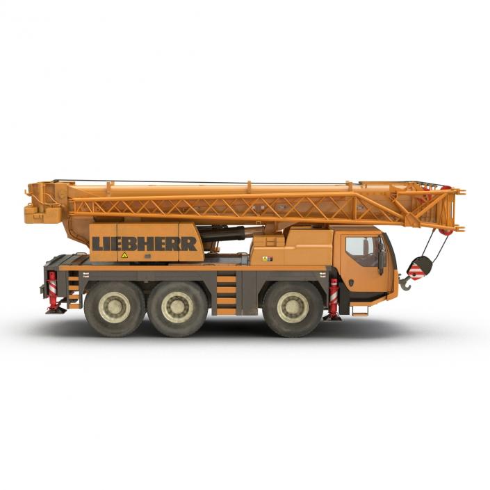 Compact Mobile Crane Liebherr 3D model