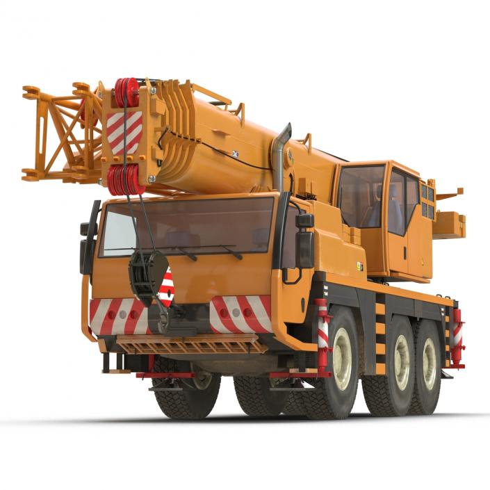 Compact Mobile Crane Liebherr 3D model