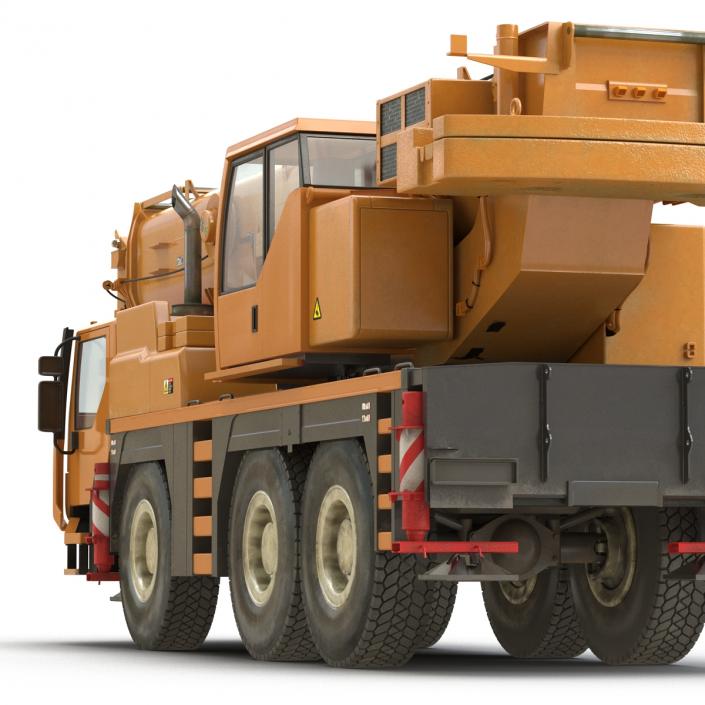 Compact Mobile Crane Liebherr 3D model