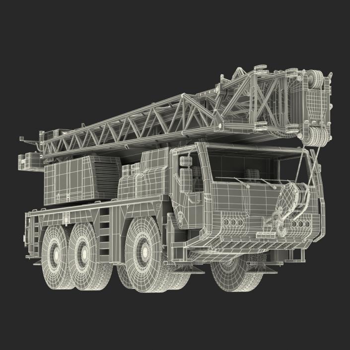 Compact Mobile Crane Liebherr 3D model