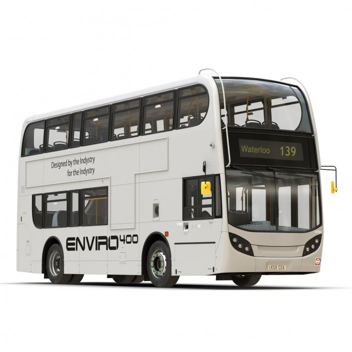 3D Alexander Dennis Bus Enviro400 Simple Interior