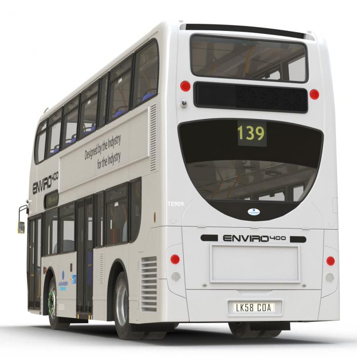 3D Alexander Dennis Bus Enviro400 Simple Interior