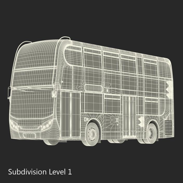 3D Alexander Dennis Bus Enviro400 Simple Interior