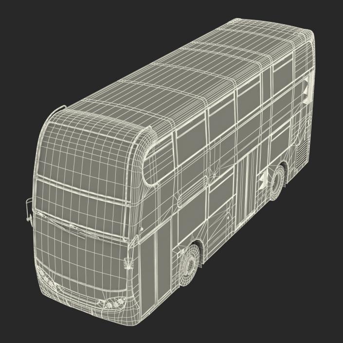 3D Alexander Dennis Bus Enviro400 Simple Interior