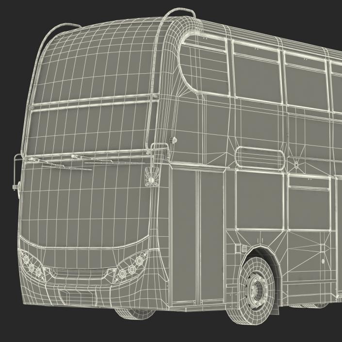 3D Alexander Dennis Bus Enviro400 Simple Interior