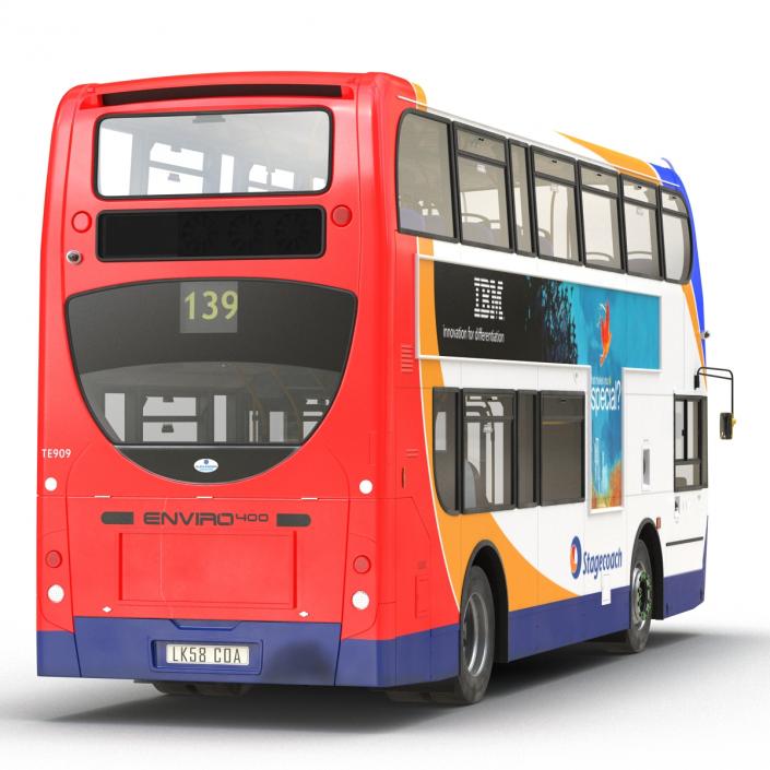 3D Bus Enviro400 model