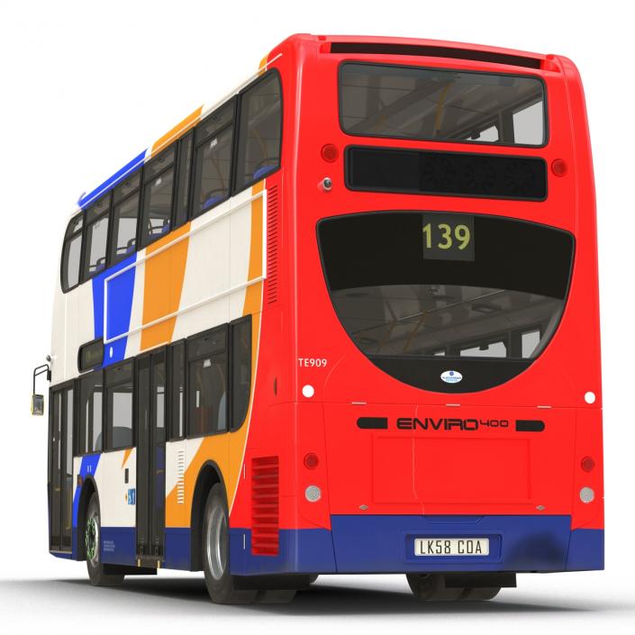 3D Bus Enviro400 model