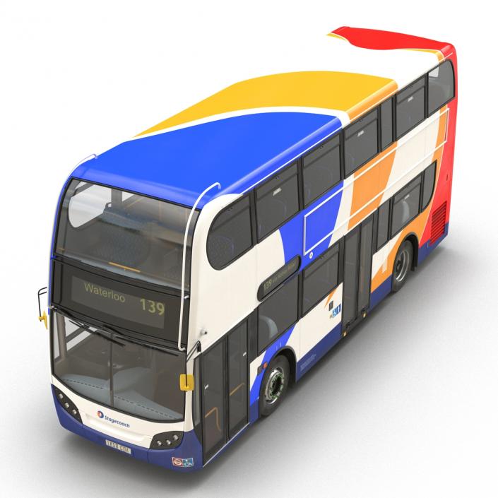 3D Bus Enviro400 model