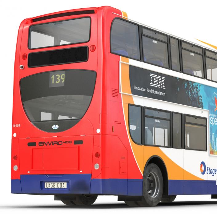 3D Bus Enviro400 model