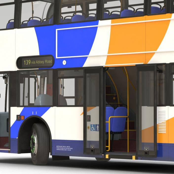 Bus Enviro400 Simple Interior 3D model