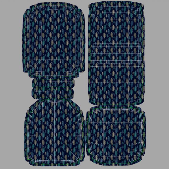 Bus Enviro400 Simple Interior 3D model