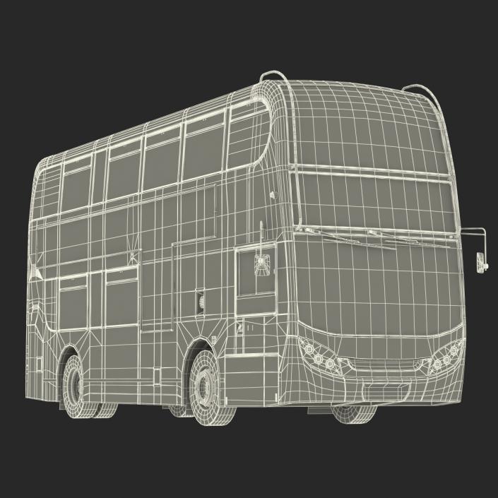 Bus Enviro400 Simple Interior 3D model