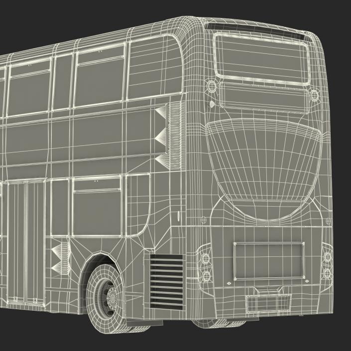 Bus Enviro400 Simple Interior 3D model