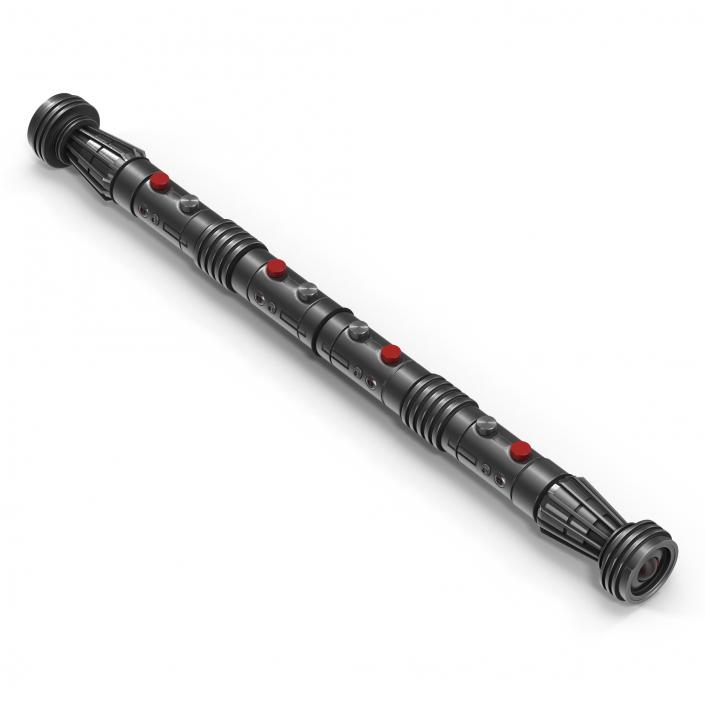 3D Star Wars Darth Maul Double Lightsaber model