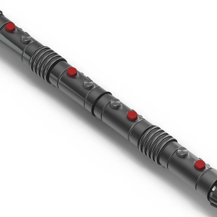 3D Star Wars Darth Maul Double Lightsaber model