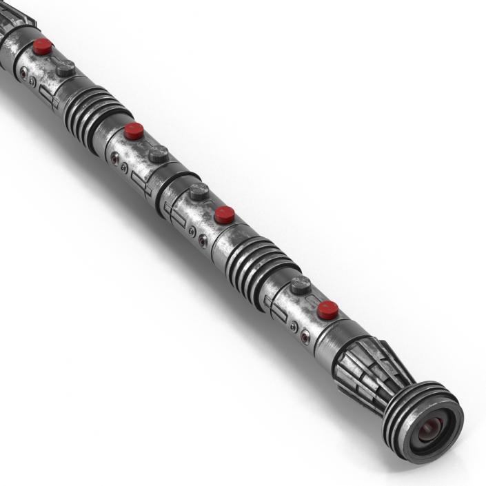 3D Star Wars Darth Maul Double Lightsaber Used model