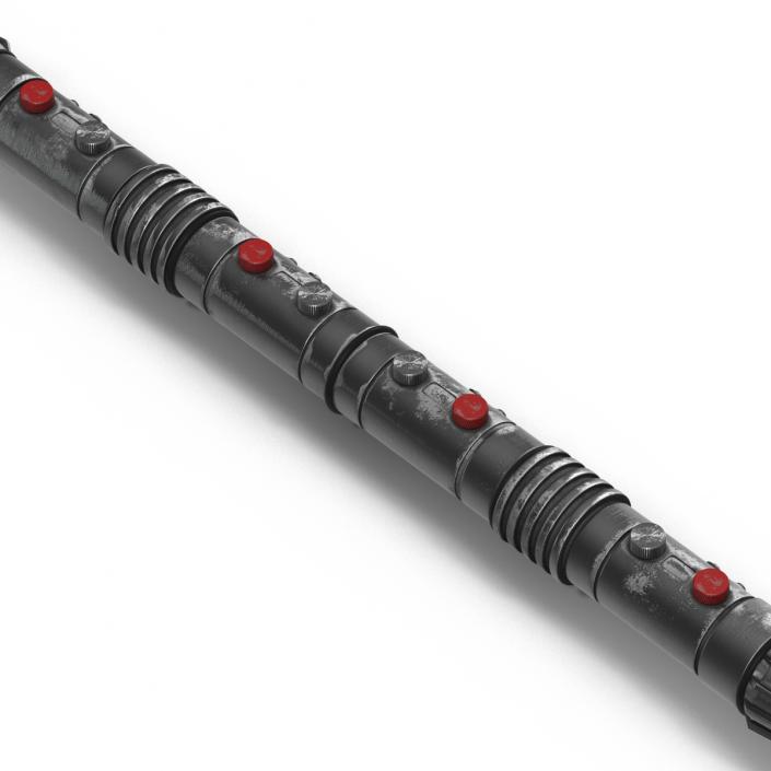 3D Star Wars Darth Maul Double Lightsaber Used model