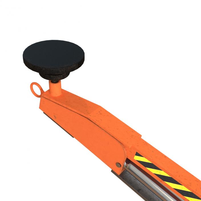 Telescopic Boom Lift Orange 3 3D model