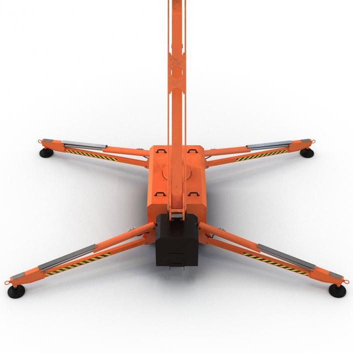 Telescopic Boom Lift Orange 3D