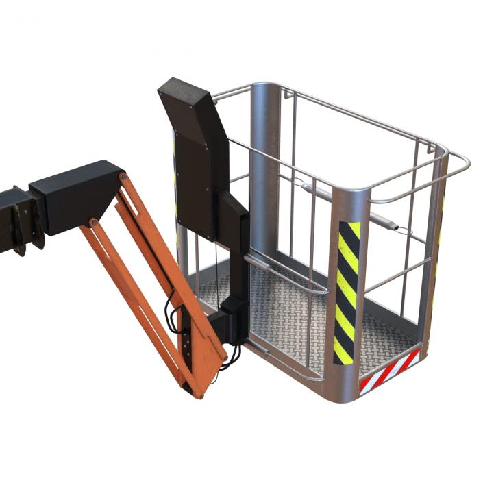 Telescopic Boom Lift Orange 3D