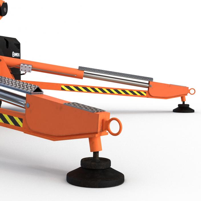 Telescopic Boom Lift Orange 3D