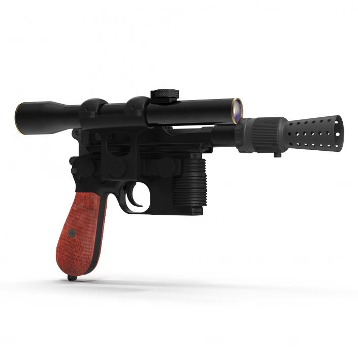 3D Star Wars Han Solo Blaster