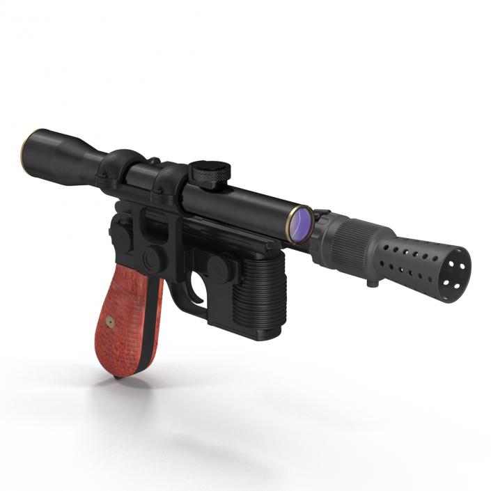 3D Star Wars Han Solo Blaster