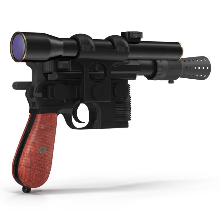 3D Star Wars Han Solo Blaster