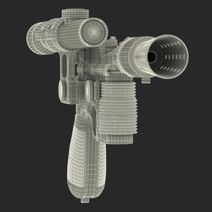 3D Star Wars Han Solo Blaster