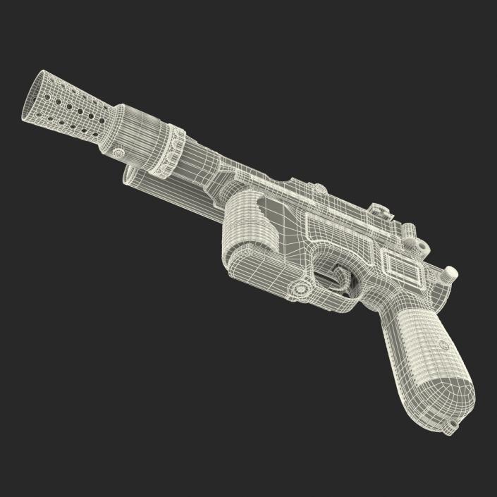 3D Star Wars Han Solo Blaster Used