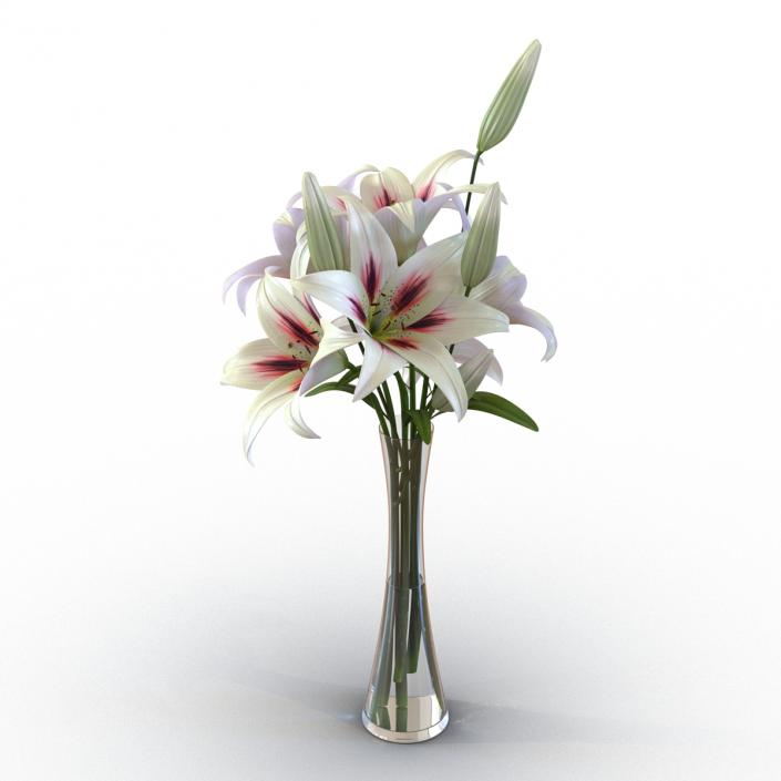 3D model White Lily Vase