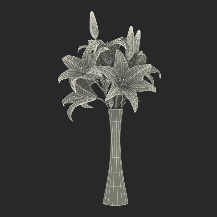 3D model White Lily Vase