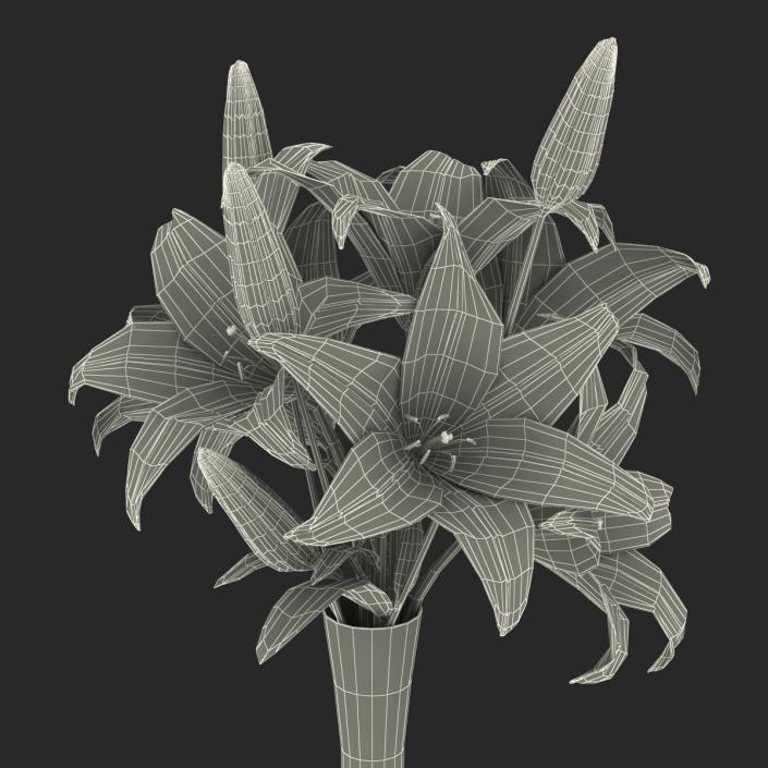 3D model White Lily Vase