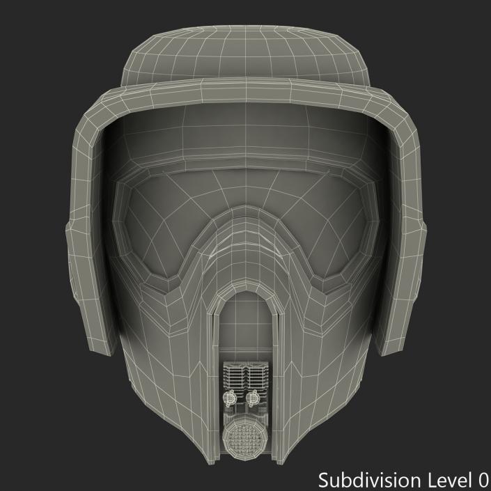 3D model Star Wars Scout Trooper Helmet