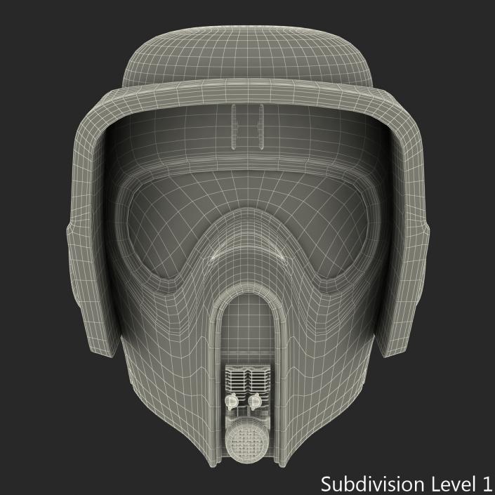 3D model Star Wars Scout Trooper Helmet