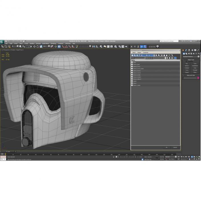 3D model Star Wars Scout Trooper Helmet