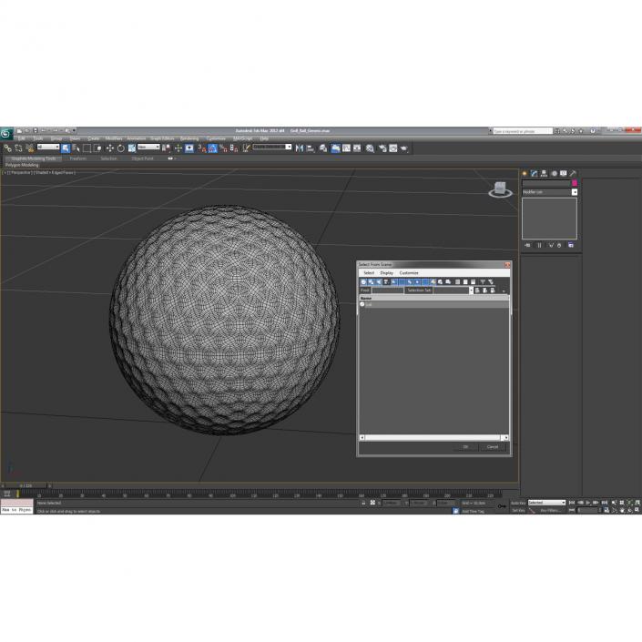 Golf Ball Generic 3D