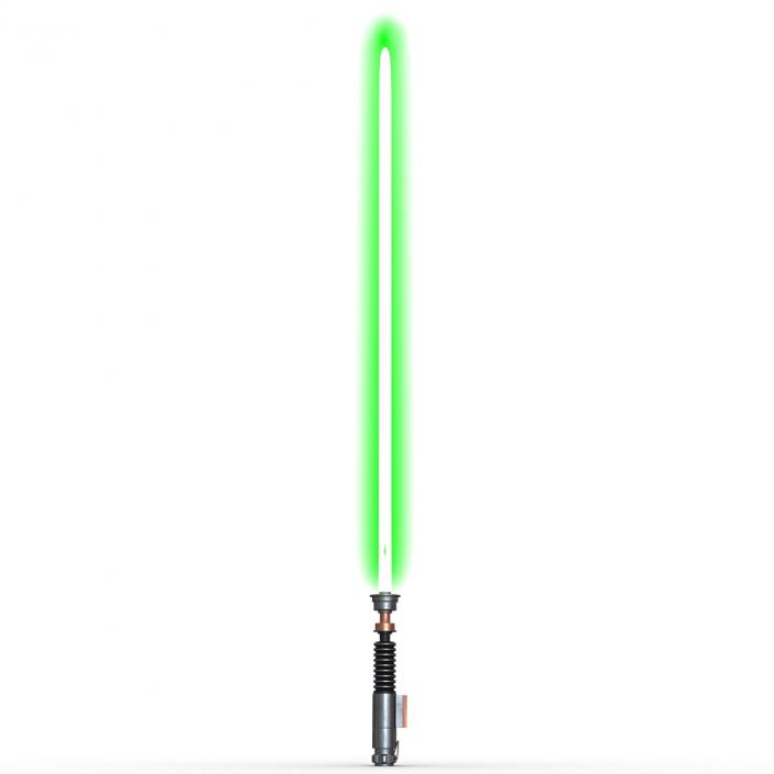 Star Wars Luke Skywalker Lightsaber 2 Used 3D