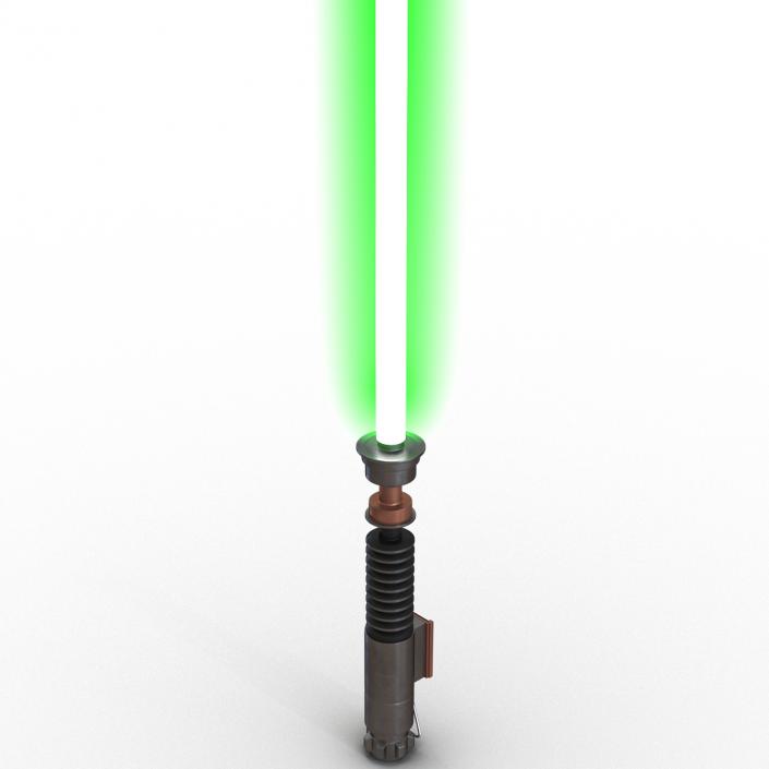 Star Wars Luke Skywalker Lightsaber 2 Used 3D